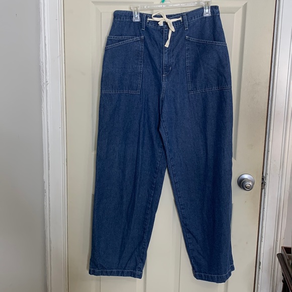 J. Jill Denim - JJill Wide Leg Drawstring Jeans Size 14